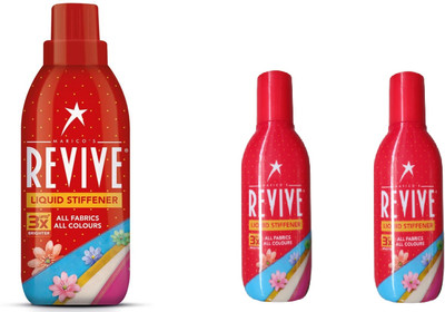 Revive LIQUID 390 ML PACK OF 3 (200 X 1, 95 X 2) Fabric Stiffener(390 ml)