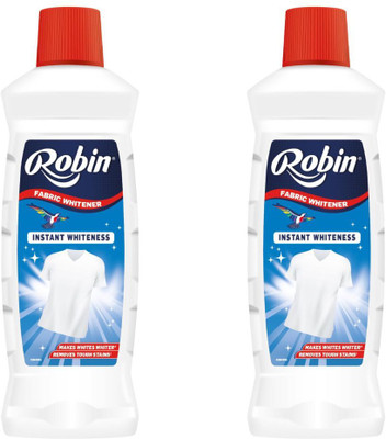 Robin FABRIC WHITENER 500 ML * 2 Unit Classic, Fresh Fabric Whitener(2 x 500 ml)