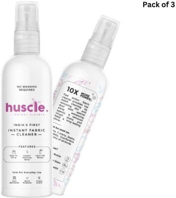 huscle FABRIC CLEANER 50 ml each Fresh Fabric Whitener(3 x 50 ml)