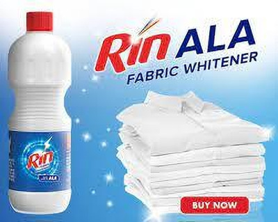 Rin aala fabric whitener 499ml PACK OF 1 Fresh Fabric Whitener(498 ml)