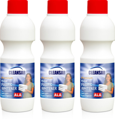CLEANSAR Ala Fabric Whitener Fresh Fabric Whitener(3 x 250 ml)