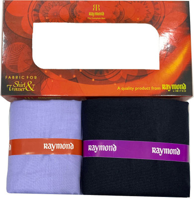 Raymond Cotton Blend Solid Shirt & Trouser Fabric