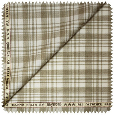 Raymond Wool Checkered Trouser Fabric