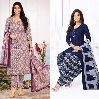 laxmi creation Crepe Printed Salwar Suit Material