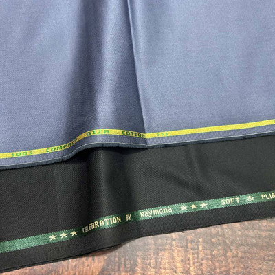 Raymond Pure Cotton Solid Shirt & Trouser Fabric