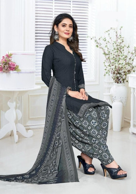 SIMPLYENTHIC Crepe Printed Salwar Suit Material