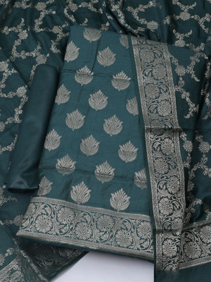 Meena Bazaar Chanderi Self Design Salwar Suit Material
