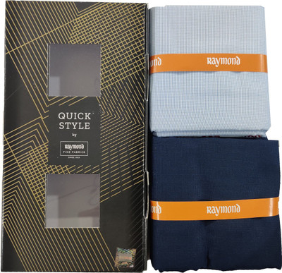 Raymond Cotton Blend Self Design Shirt & Trouser Fabric