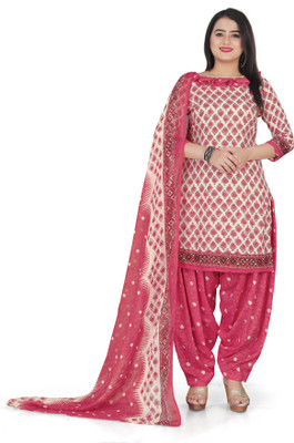 ZIKIGO Crepe Printed Salwar Suit Material