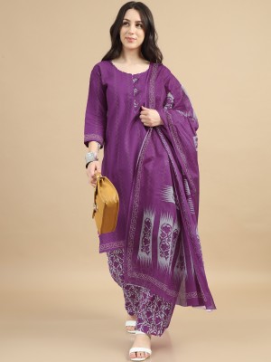 Miraan Women Kurta Churidar Dupatta Set