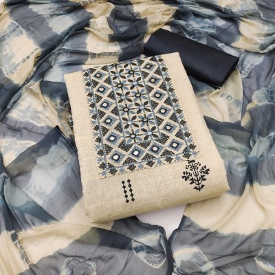 Kaan Cotton Silk Checkered Kurta & Sharara Fabric