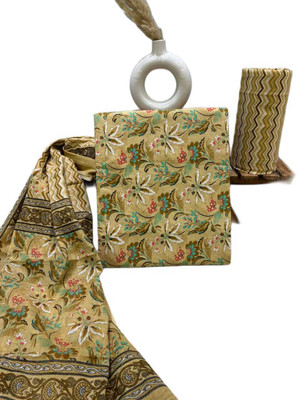KWATCHI Pure Cotton Printed Salwar Suit Material