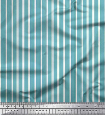 Soimoi Pure Cotton Striped Multi-purpose Fabric