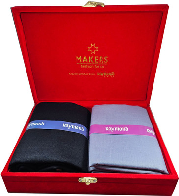 Raymond Cotton Blend Solid Shirt & Trouser Fabric