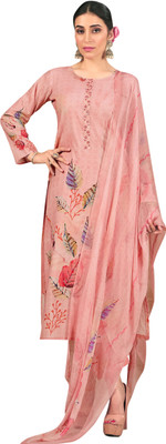 Stylee Lifestyle Cotton Silk Embroidered Salwar Suit Material