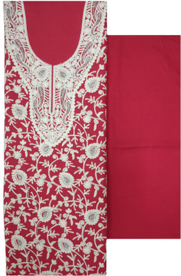 Kashmiri Pure Cotton Embroidered Salwar Suit Material
