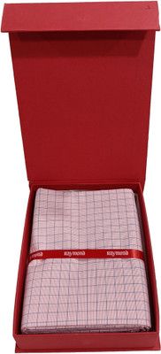 Raymond Pure Cotton Checkered Shirt Fabric