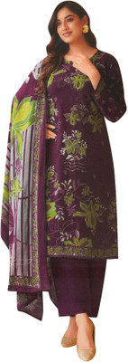 Ambarlyn Silk Blend Printed Salwar Suit Material