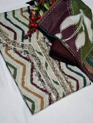 Mr Fashion Pure Cotton Printed Salwar Suit Material