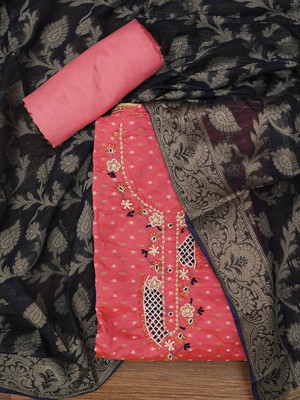 Jaipur Kurti Pure Cotton Self Design Salwar Suit Material