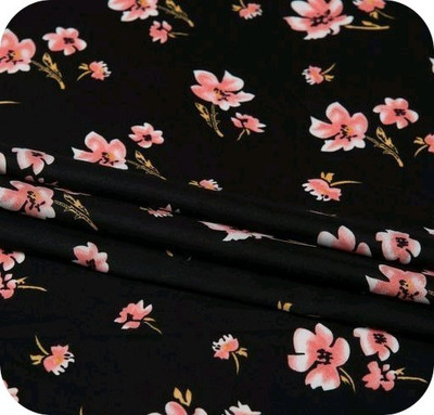 TenTree Crepe Printed Kurta Fabric