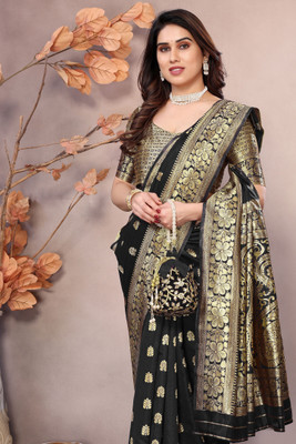 DESTY Jacquard Embellished, Self Design Blouse Material