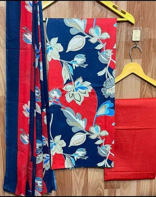 Meghdoot Textiles Pure Cotton Embroidered Salwar Suit Material