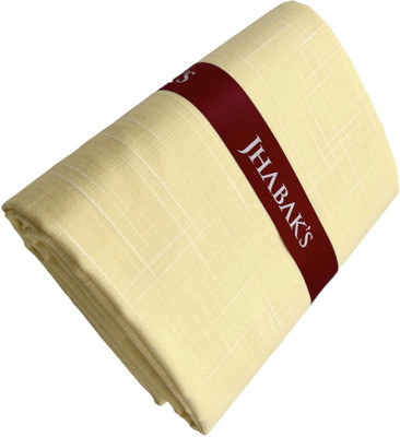 JHABAK'S Cotton Linen Self Design Shirt Fabric