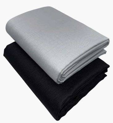 Pri & Su CottLinns Cotton Blend Solid Shirt & Trouser Fabric