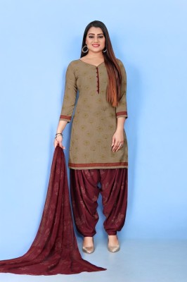 Wow Ethnic Georgette Embroidered Salwar Suit Material