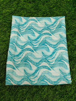 Chamunda art Muslin Floral Print Kurta Fabric