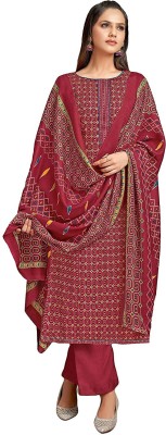 DRAVINAM Trends Wool Printed Salwar Suit Material