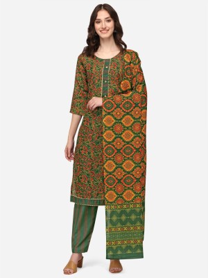 Lewawaa Cotton Silk Printed Salwar Suit Material