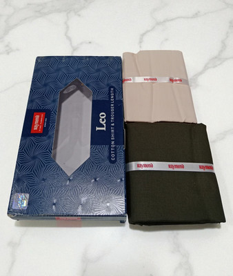 Raymond Cotton Blend Solid Shirt & Trouser Fabric