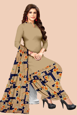 HouseOfCommon Crepe Floral Print Kurta & Patiyala Material