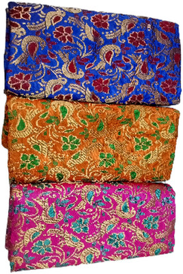Cotton colors Cotton Blend Self Design Blouse Material