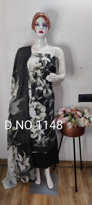 FANCYCHOICE Pure Cotton Printed Salwar Suit Material