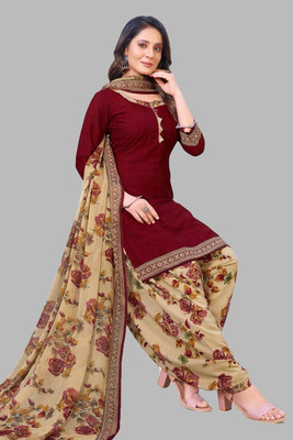 HouseOfCommon Crepe Printed Salwar Suit Material