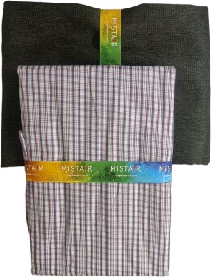 Siyaram's Pure Cotton Checkered Shirt & Trouser Fabric