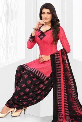 SIMPLYETHNIC Cotton Blend Printed Salwar Suit Material