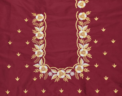 vishwambhari enterprise Art Silk Embroidered Blouse Material