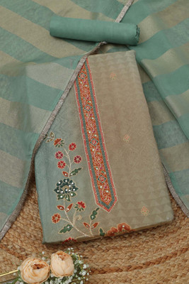 soch Cotton Blend Floral Print Salwar Suit Material