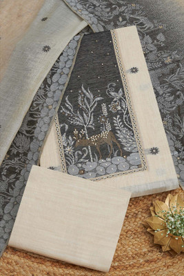 soch Chanderi Printed Salwar Suit Material