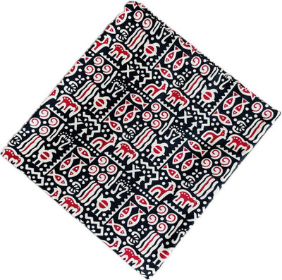 RIYANSIKA'S CREATIONS Pure Cotton Printed, Colorblock Blouse Material