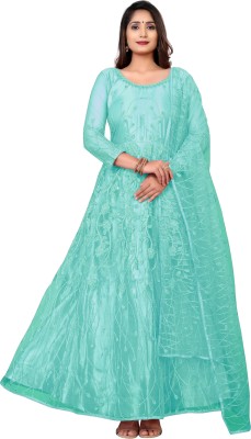 WARTHY ENTERPRISE Anarkali Gown(Green)