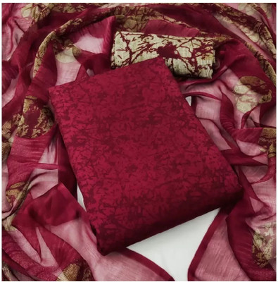 Shree Sarvottam Fashion Crepe Printed Salwar Suit Material