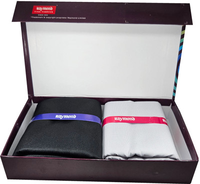 Raymond Cotton Blend Self Design Shirt & Trouser Fabric