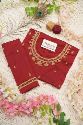 Shree Creation Art Silk Embellished Blouse Material