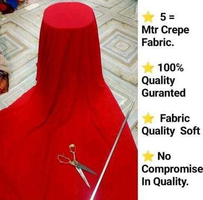 HouseOfCommon Crepe Printed Kurta Fabric