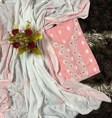 EJS Pure Cotton Floral Print Salwar Suit Material